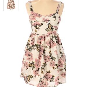 Anthropology floral dress